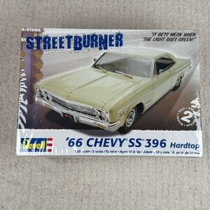 Revell Streetburner 66 Chevy SS 396 Hardtop 1:25 Scale Model Kit 85-4250 NEW